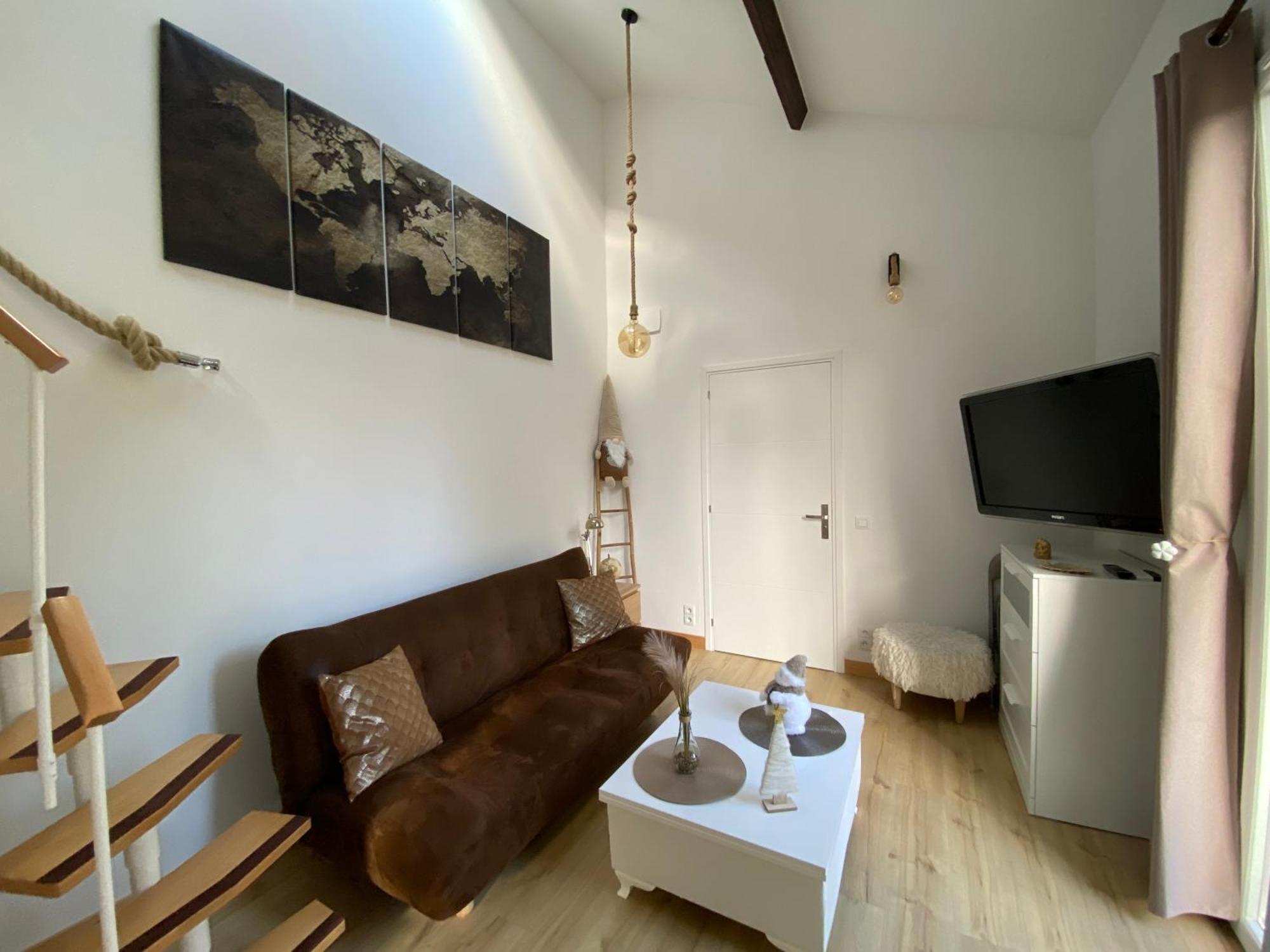 The Little Oak - Tiny House With Bed On Mezzanine & Terrace - From 1 To 4 P Disney, Paris & Cdg Pomponne Exterior photo